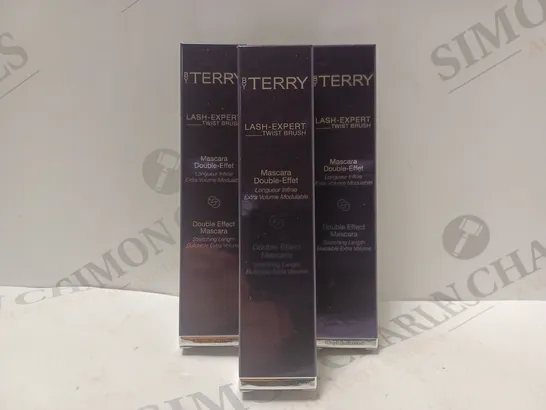 BOX OF APPROX 6 X 8.3G BY TERRY LASH EXPERT TWIST BRUSH DOUBLE EFFECT MASCARA #1 MASTER BLACK 