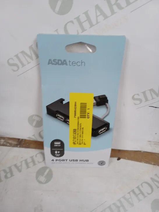 ASDA TECH 4 PORT USB HUB