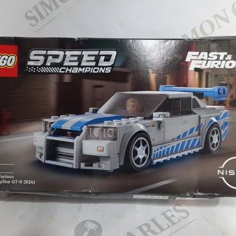 BOXED LEGO FAST & FURIOUS SPEED CHAMPIONS NISSAN SKYLINE GT-R