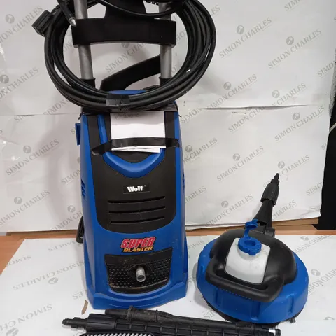 WOLF SUPER BLASTER PRESSURE WASHER BLUE - COLLECTION ONLY