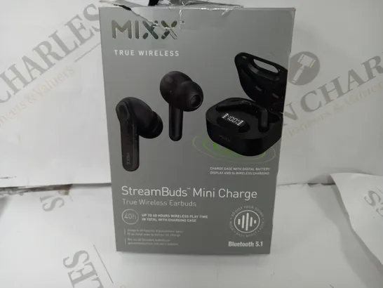 BOXED MIXX STREAMBUDS MINI TRUE WIRELESS EARBUDS