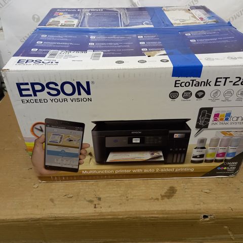 EPSON ECOTANK ET-2850 PRINT/SCAN/COPY WI-FI PRINTER, BLACK