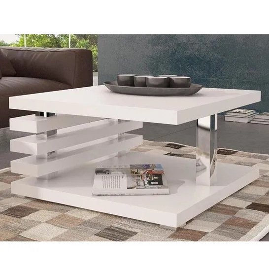 BOXED DOWLING COFFEE TABLE WITH STORAGE