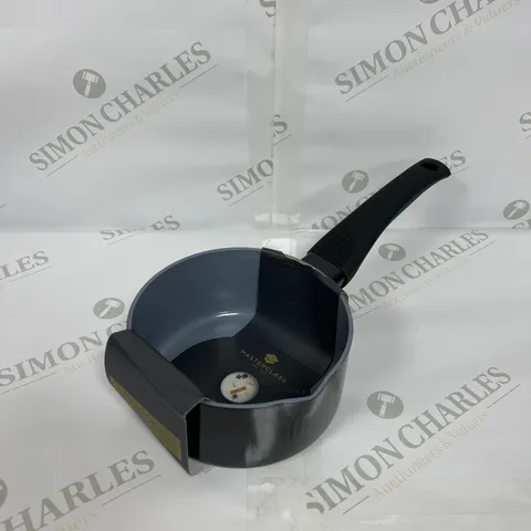 MASTERCLASS CERAMIC NON STICK MILK PAN IN BLACK