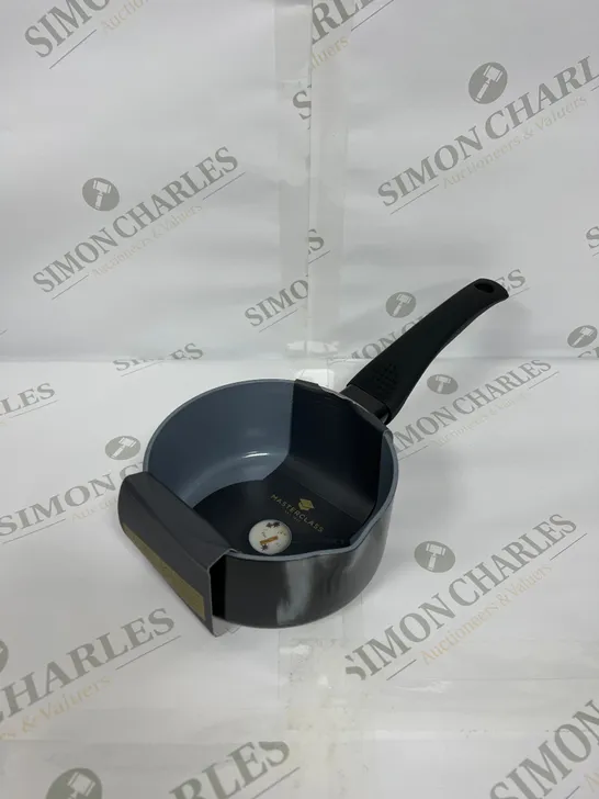 MASTERCLASS CERAMIC NON STICK MILK PAN IN BLACK