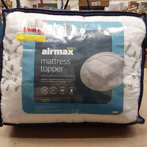 BAGGED SILENTNIGHT AIRMAX 1000 KING SIZED MATTRESS TOPPER (1 ITEM)