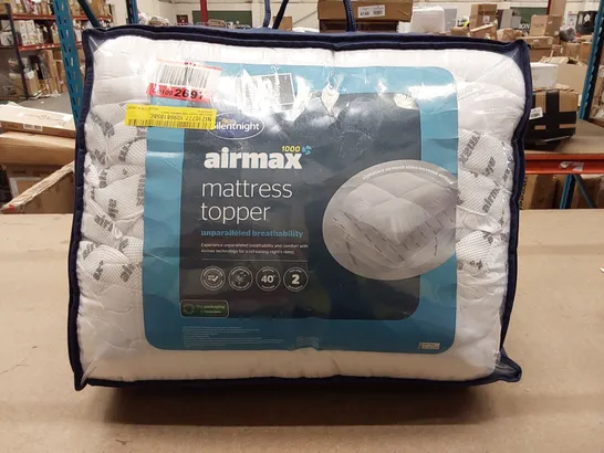 BAGGED SILENTNIGHT AIRMAX 1000 KING SIZED MATTRESS TOPPER (1 ITEM)