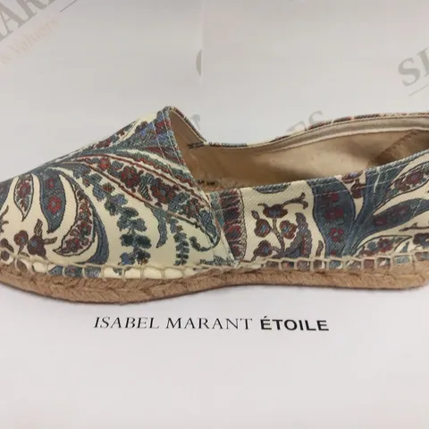 BOXED PAIR OF ISABEL MARANT CANA ESPADRILLES MIDNIGHT SIZE 36