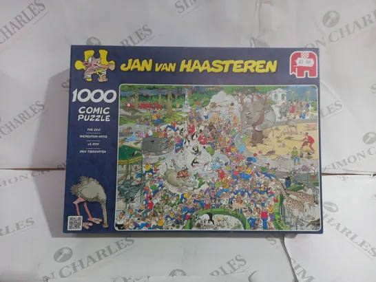 JUMBO (01491) - JAN VAN HAASTEREN: "THE ZOO" - 1000 PIECES PUZZLE