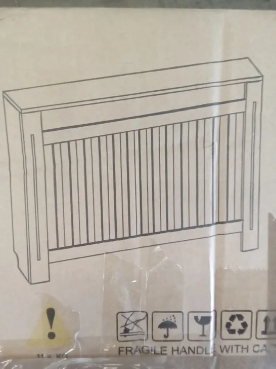 BOXED BEACSFIELD ARLINGTON RADIATOR COVER 111 X 19 X 83.3CM (1 BOX)