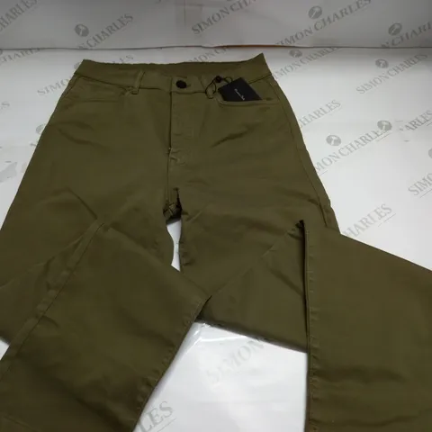 MASSIMO DUTTI SLIM FIT GREEN JEANS - UK 10