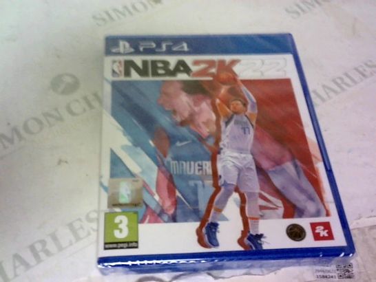 NBA 2K22 PLAYSTATION 4 GAME 