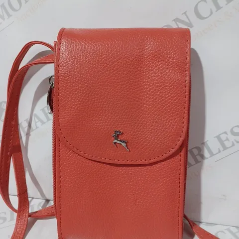 ASHWOOD PHONE CROSSBODY BAG IN RED