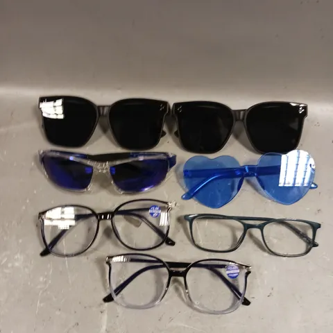 APPROXIMATELY 20 ASSORTED GLASSES/SUNGLASSES IN VARIOUS DESIGNS 