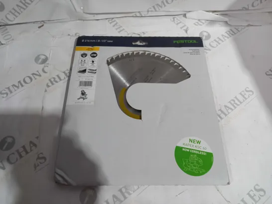 FESTOOL 216MM SAW BLADE