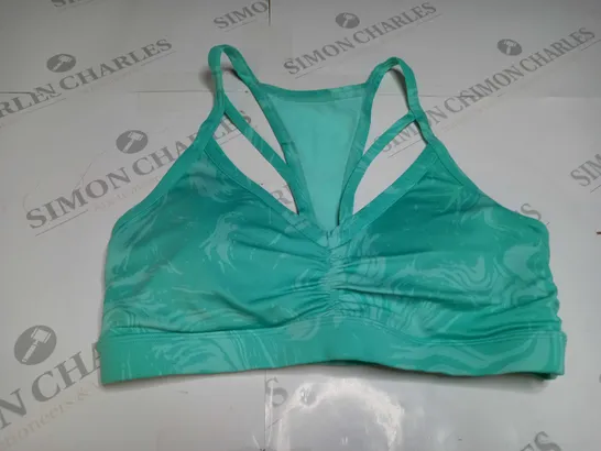 GYMSHARK SPORTS BRA TOP IN LIGHT GREEN - XS