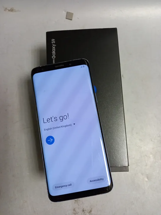 BOXED SAMSUNG GALAXY S9 IN MIDNIGHT BLACK 64GB