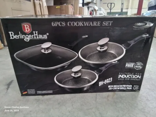 BERLINGERHAUS 6-PIECE COOKWARE SET