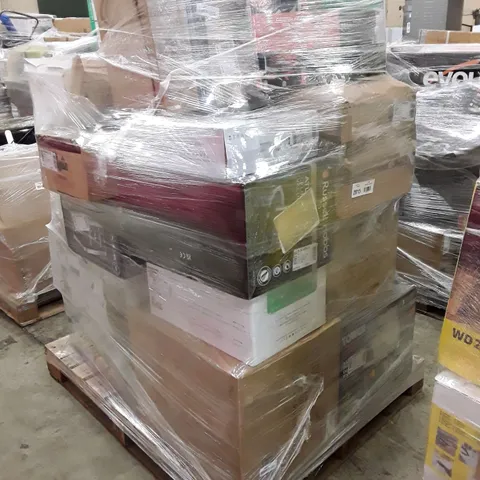 PALLET OF APPROXIMATELY 25 UNPROCESSED RAW RETURN HOUSEHOLD AND ELECTRICAL GOODS TO INCLUDE;