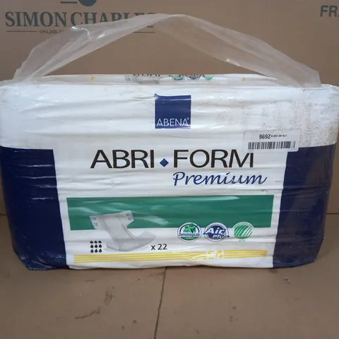 SEALED ABENA ABRI FORM PREMIUM NAPPIES S4 - PACK OF 22