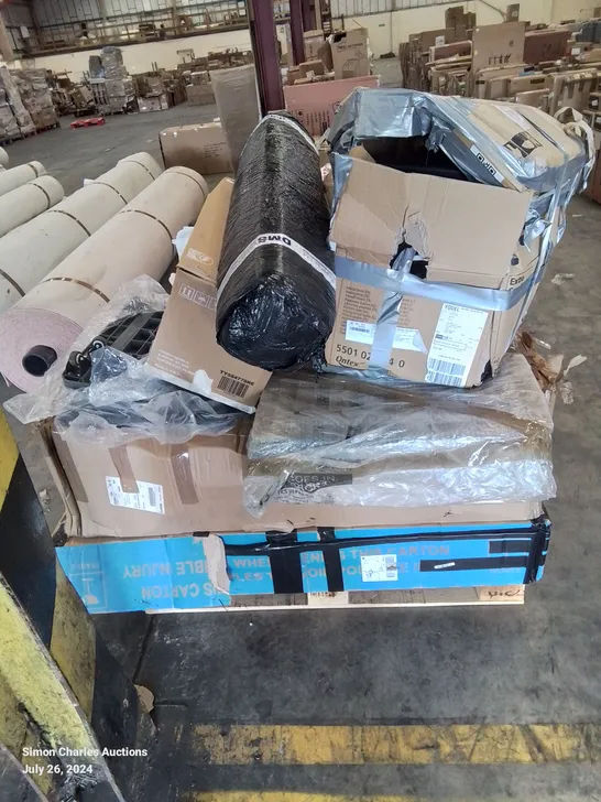 PALLET OF ASSORTED HOUSEHOLD AND GARDEN ITEMS 