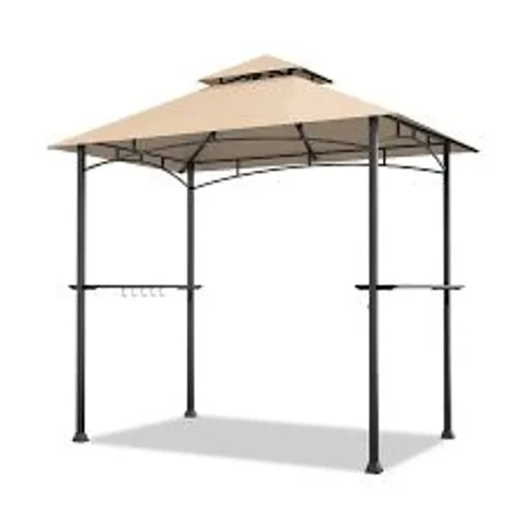 BOXED COSTWAY BBQ GRILL GAZEBO WITH DOUBLE-TIER VENTED TOP (1 BOX)