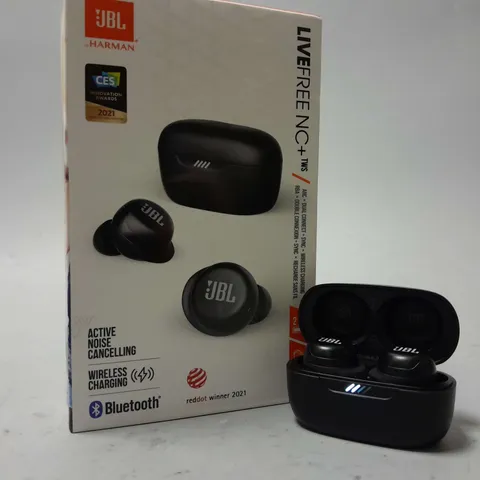 BOXED JBL LIVE FREE NC+ EARBUDS IN BLACK