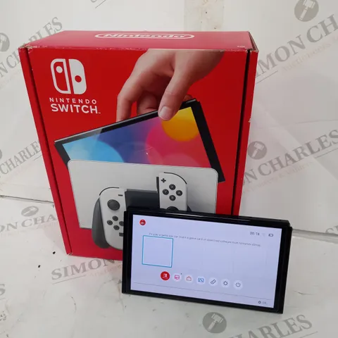 BOXED NINTENDO SWITCH OLED GAMES CONSOLE 