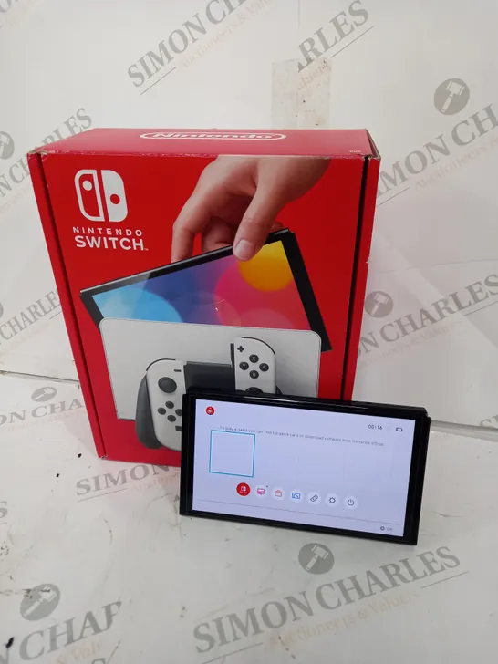 BOXED NINTENDO SWITCH OLED GAMES CONSOLE 