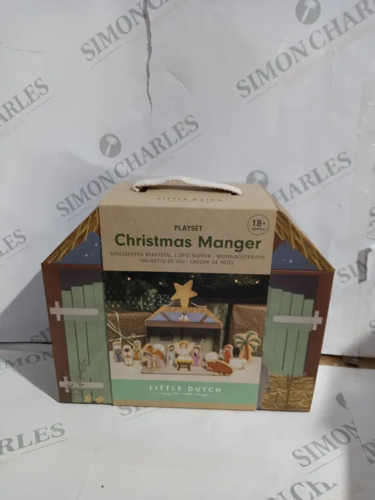 BOXED PLAYSET CHRISTMAS MANGER LITTLE DUCTH