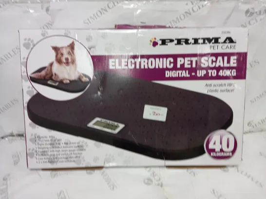 BOXED IS PRIMA ELECTRONIC PET SCALE