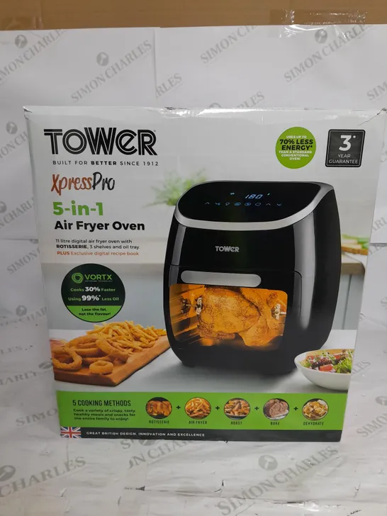 BOXED TOWER 5 IN 1 AIR FRYER OVEN