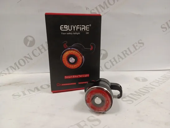 BOXED EBUYFIRE SMART BIKE TAIL LIGHT 