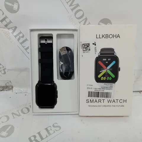 BOXED LLKBOHA SMART WATCH IN BLACK