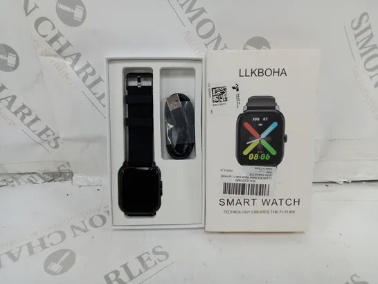 BOXED LLKBOHA SMART WATCH IN BLACK