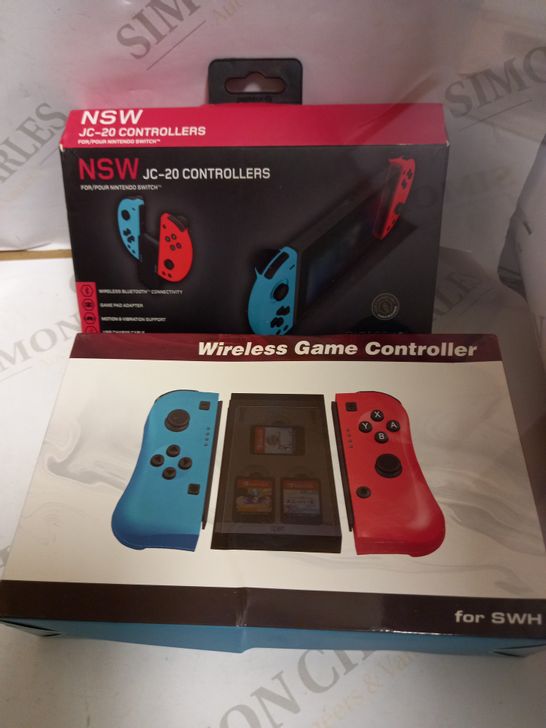 TWO SETS OF GAME CONTROLLERS FOR NINTENDO SWITCH