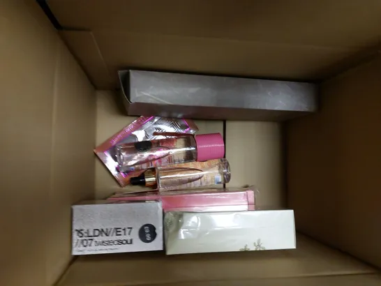 BOX OF APPROX 10 ASSORTED FRAGRANCES TO INCLUDE CKIN2U, FENDI THEOREMA AND ESCADA JOYFUL