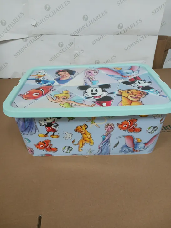 DISNEY CHARACTER PRINTED STORAGE CONTAINER 