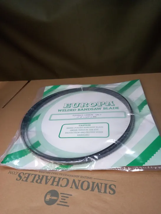 EUROPA WELDED BANDSAW BLADE 