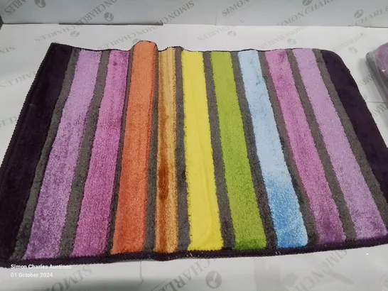 BRAND NEW PACO HOME 50X80 MULTICOLOURED BATH MAT