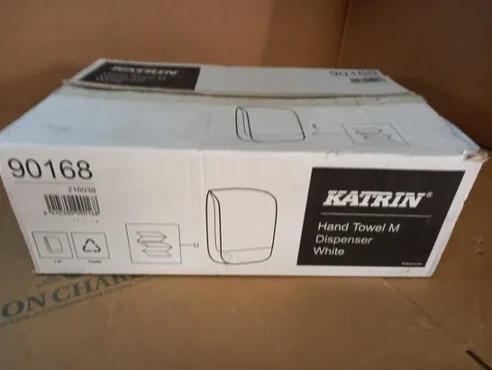 BOXED KATRIN HAND TOWEL M DISPENSER - WHITE