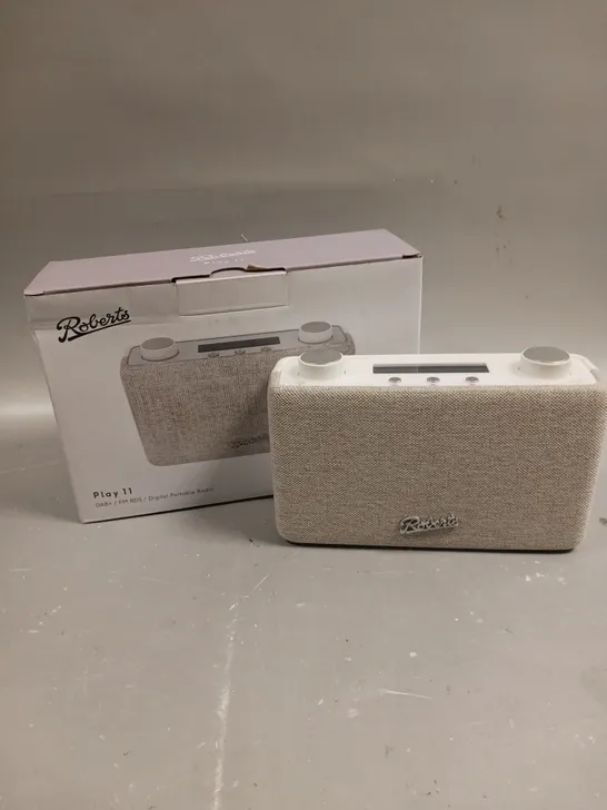 BOXED ROBERTS PLAY 11 DAB+ PORTABLE RADIO 