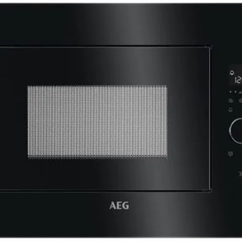 AEG INTEGRATED MICROWAVE 25.37L BLACK Model MBE2658SEB