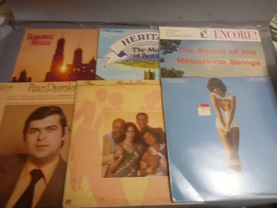 LOT OF APPROXIMATELY 38 ASSORTED VINYLES TO INCLUDE BASIC INSTINCT 3 AND NELSON RIDDLE