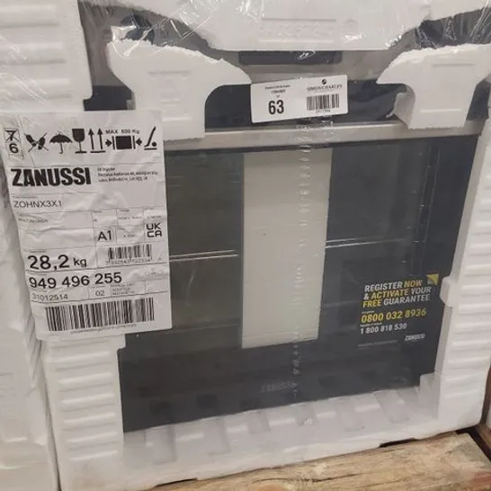 ZANUSSI SERIES 20 FANCOOK INTEGRATED SINGLE ELECTRIC OVEN MODEL ZOHNX3X1 RRP £325