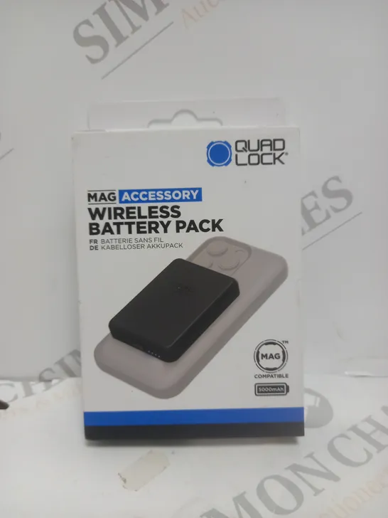 BOXED SEALED QUAD LOCK MAG ACCESSORY WIRELESS BATTERY PACK 