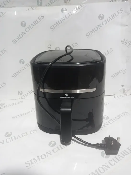 BOXED COOK'S ESSENTIALS 4L AIR FRYER IN BLACK