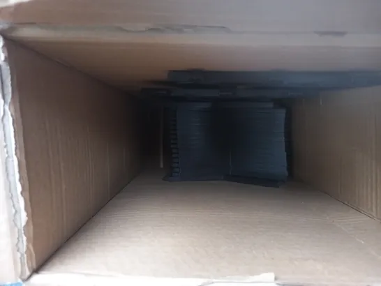 BOXED PLASTIC SHOE RACK IN BLACK