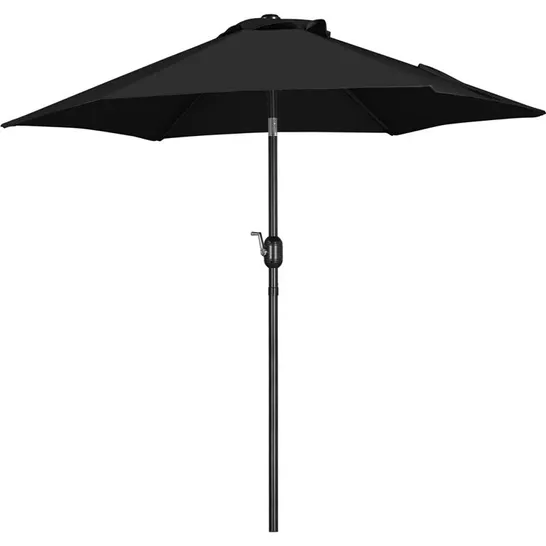 BOXED IRWIN MARKET PARASOL - BLACK (1 BOX)