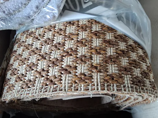 QUALITY ROLLED EASISISAL BASKET WEAVE CARPET IN BASKET WEAVE - 3.4 X 4M